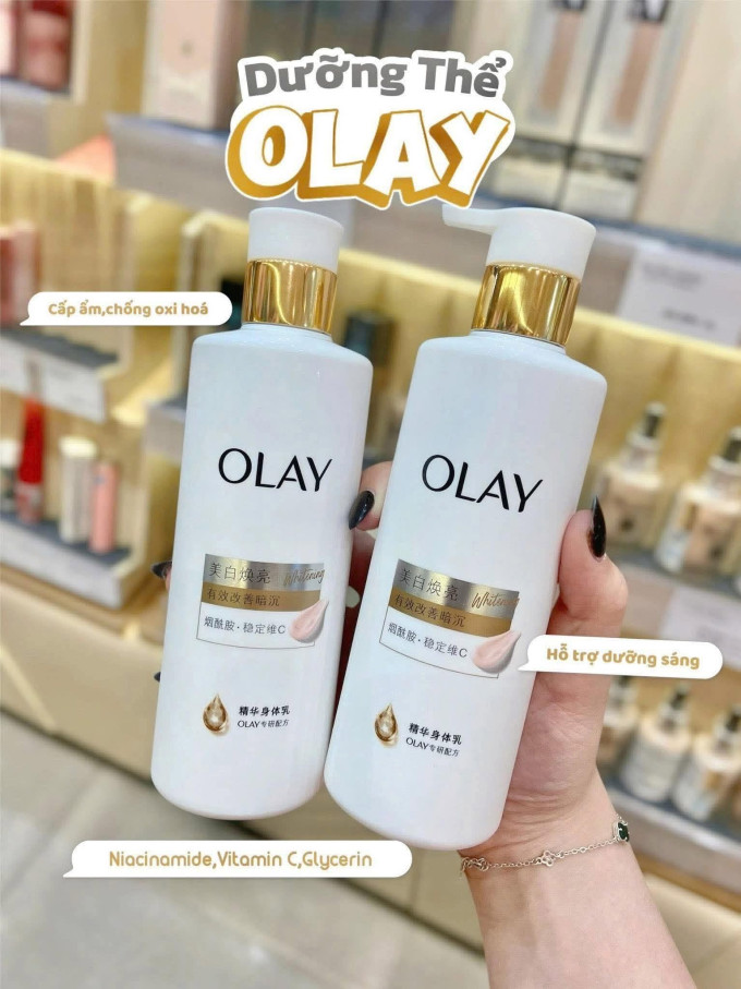 Sữa dưỡng thể Olay B3 Whitening Dưỡng Sáng Cấp Ẩm Mềm Mịn Da 260g