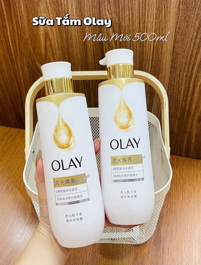 Sữa Tắm Olay B3 + Hương Hoa Trà Strawberry & Mint -Dưỡng Trắng Da, Cấp Ẩm Mềm Mịn Mỗi Ngày