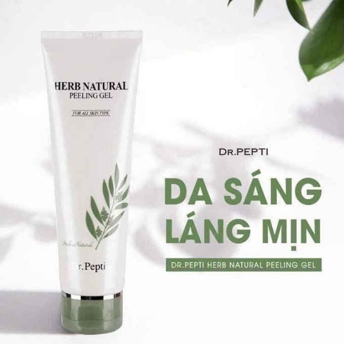 Tẩy Da Chết Dr Pepti Herb Natural Peeling Gel Giúp Da Sáng Mịn