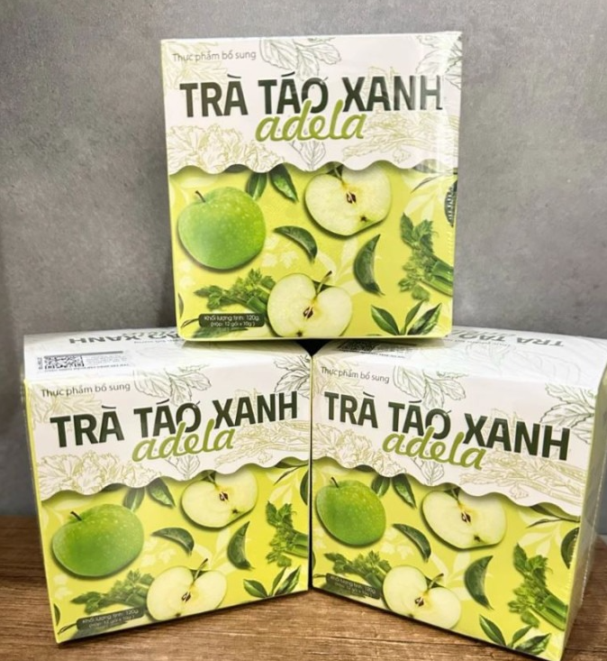 Trà Táo Xanh Adela mẫu mới– Hỗ Trợ Kiểm Soát Cân Nặng Từ Thảo Mộc Thiên Nhiên