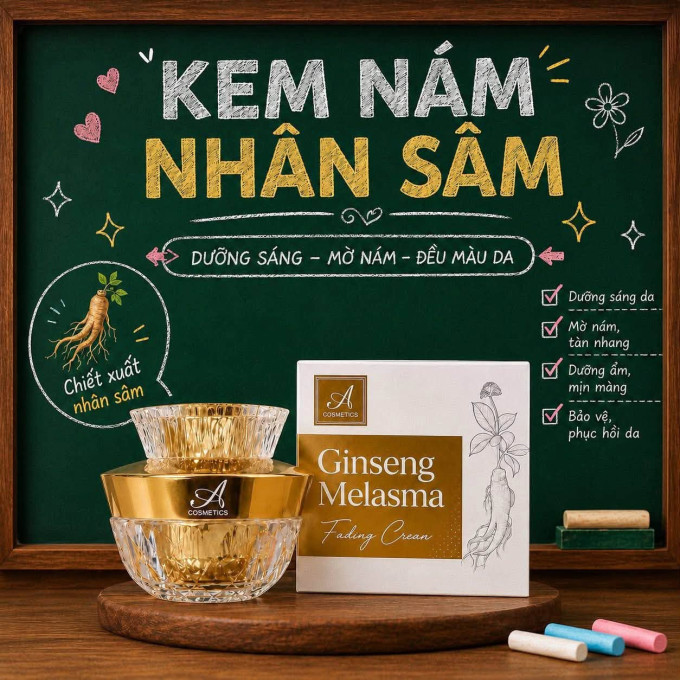 Kem Face Nám Nhân Sâm A Cosmetics – Ginseng Melasma