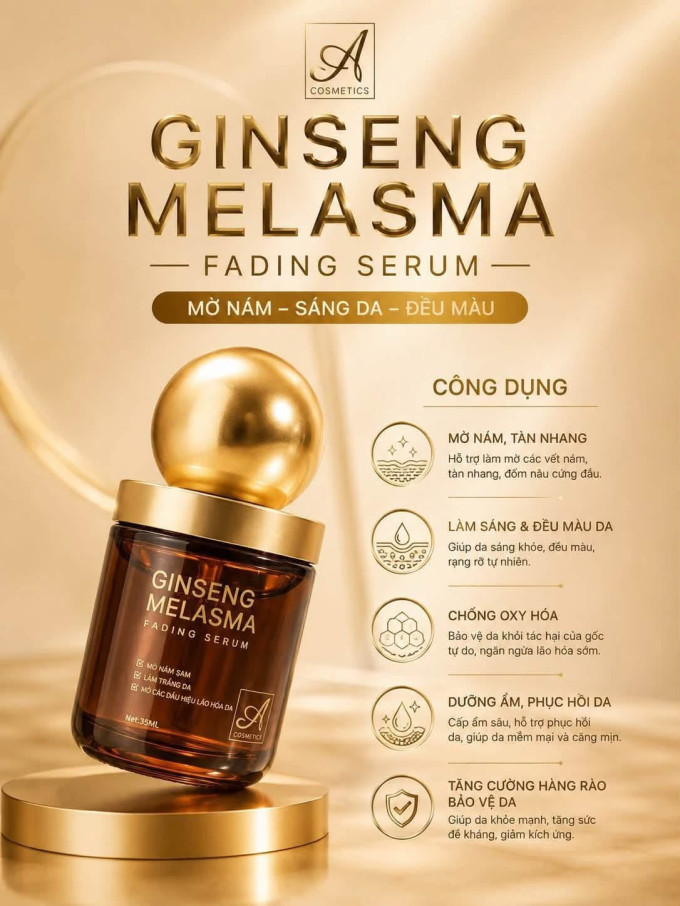 Serum Nám Nhân Sâm A Cosmetics – Ginseng Melasma Serum chính hãng