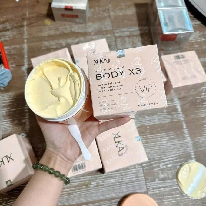 Kem Body Xuka X3 250g – Dưỡng Da Toàn Thân Mềm Mịn