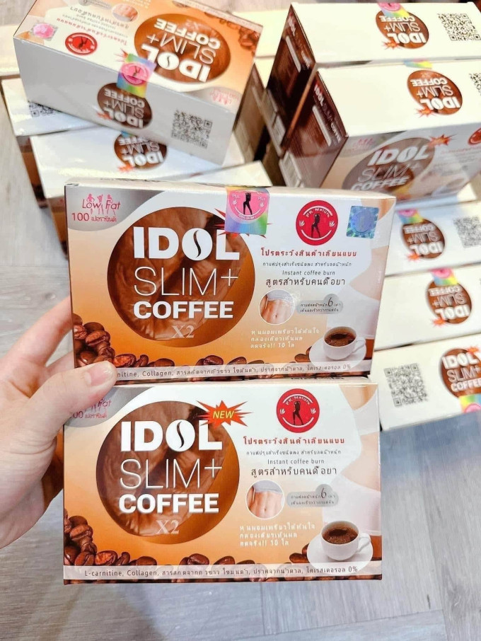 Cafe Idol Slim hỗ trợ giảm cân| Hàng chính hãng Thái Lan hộp 10 gói