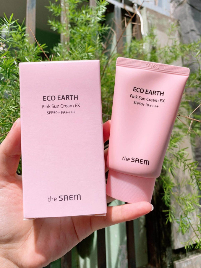 Kem Chống Nắng The Saem Hồng Pink Sun Cream EX SPF50+/PA++++ 50g