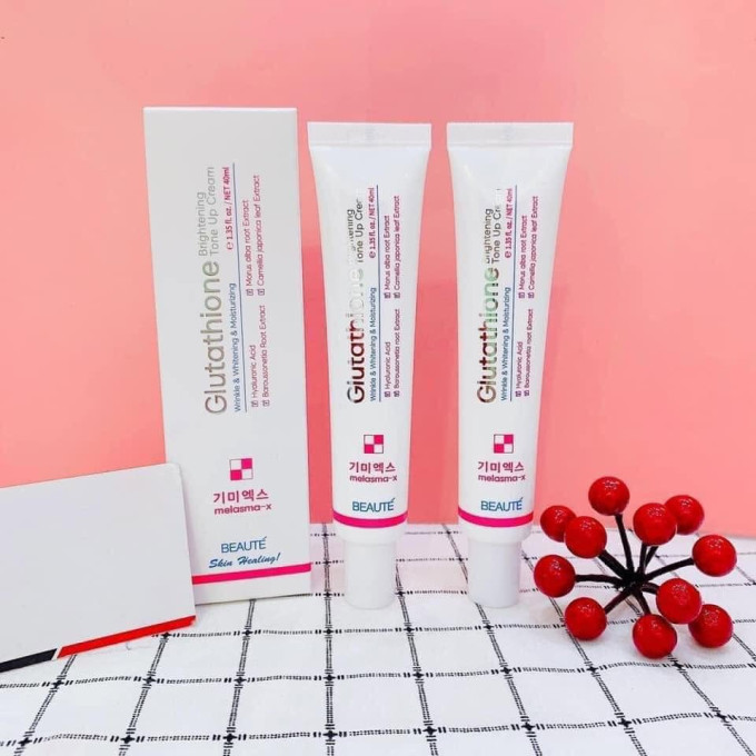 Kem Dưỡng Trắng Melasma X Glutathione Brightening Tone Up Cream 40ml Chính Hãng
