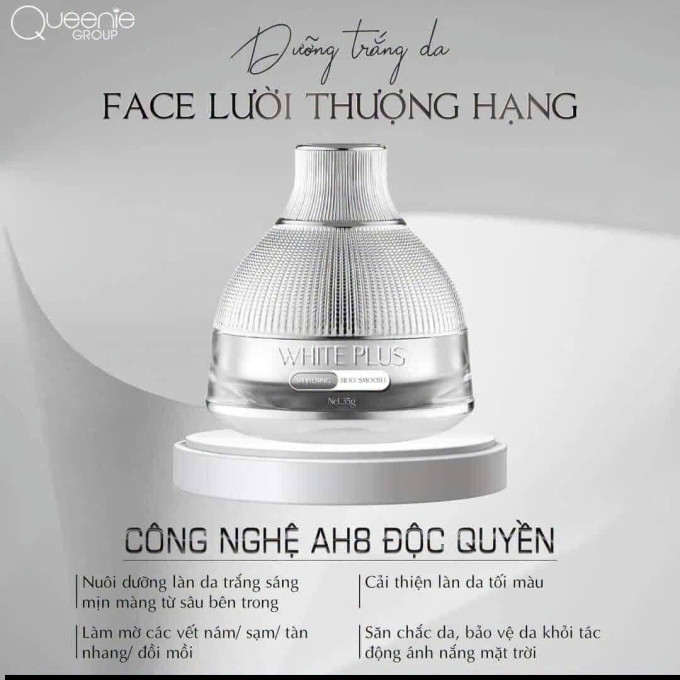 Kem Face Lười Queenie Skin White Plus Chính Hãng