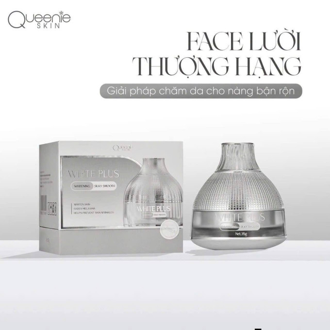 Kem Face Lười Queenie Skin White Plus Chính Hãng