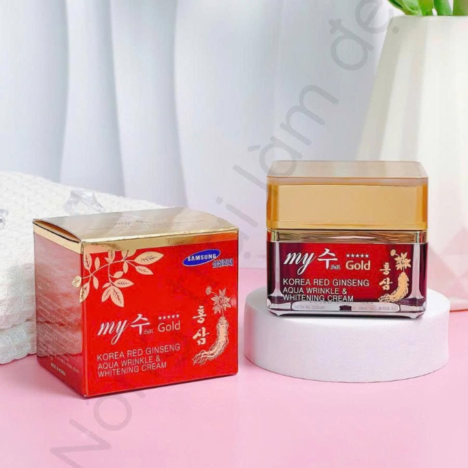 Kem Sâm My Gold Hàn Quốc – Kem Dưỡng Hồng Sâm 50ml Chính Hãng