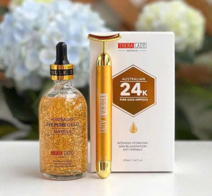 Serum vàng 24K Úc – Australian 24k Pure Gold Ampoule 100ml