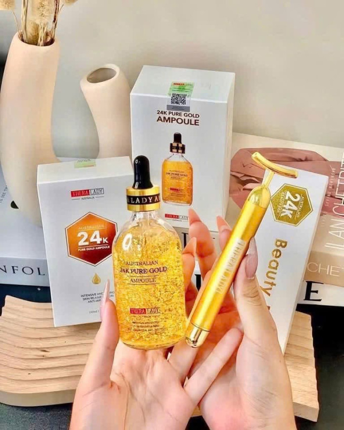 Serum vàng 24K Úc - Australian 24k Pure Gold Ampoule 100ml