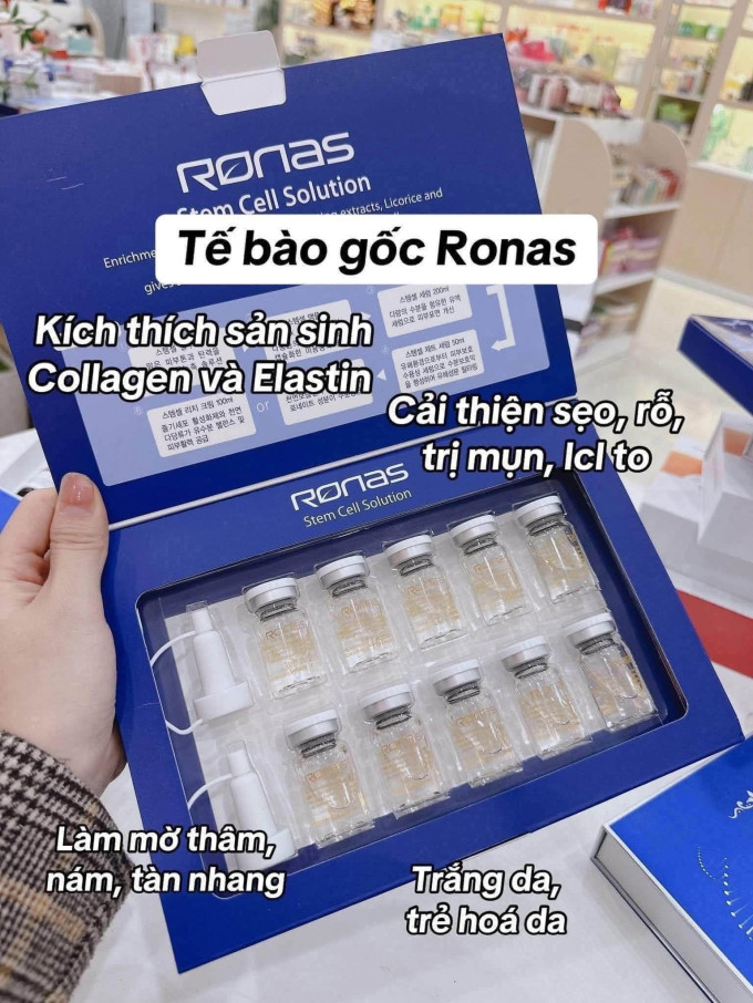 Tế Bào Gốc Ronas Stem Cell Solution Hàn Quốc 10 Lọ 5ml