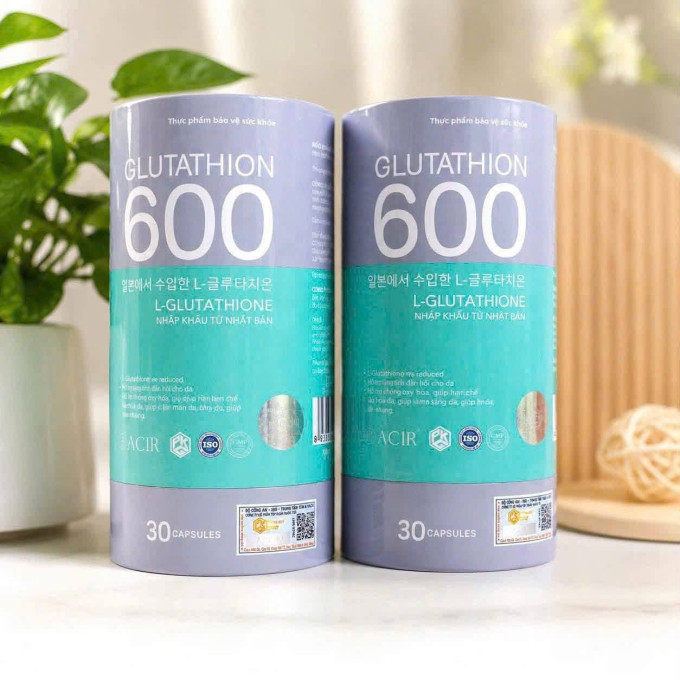 Viên Uống Trắng Da DR.LACIR GLUTATHIONE 600 – Mẫu mới