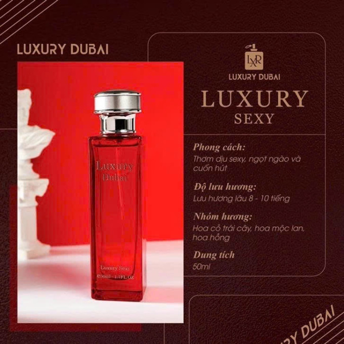 Mùi hương Nước Hoa Luxury Dubai