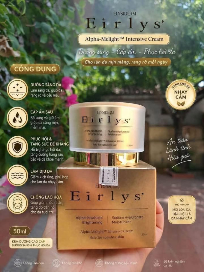 Kem Dưỡng Eirlys Ban Đêm Alpha-Melight Hàn Quốc 50ml