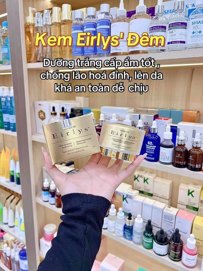 Kem Đêm dưỡng trắng mờ thâm sạm nám tàn nhang Eirly’s 50ml chính hãng