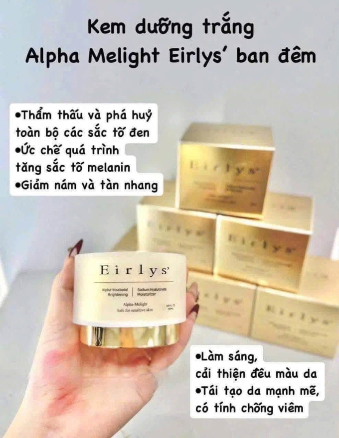 Kem Dưỡng Eirlys Ban Đêm Alpha-Melight Hàn Quốc 50ml