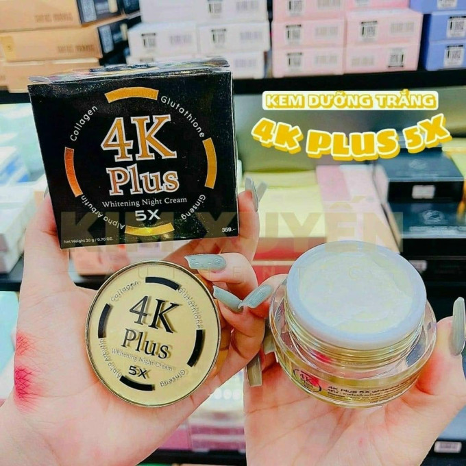Kem Dưỡng Trắng Da 4K Plus Thái Lan Chính Hãng -Whitening Night Cream