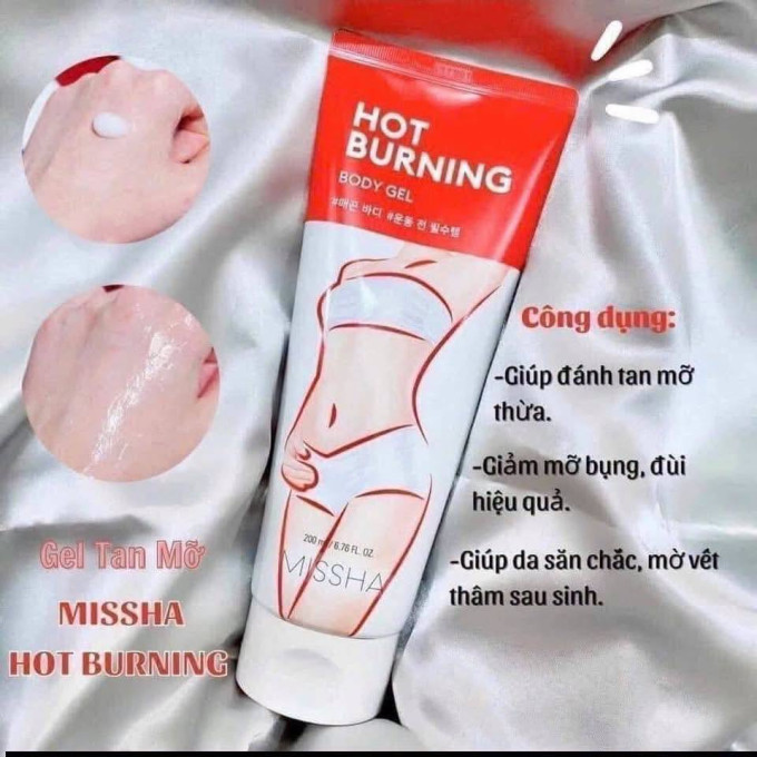 Kem Tan Mỡ Missha Hot Burning Perfect Body 200ml – Gel Massage Body Hàn Quốc