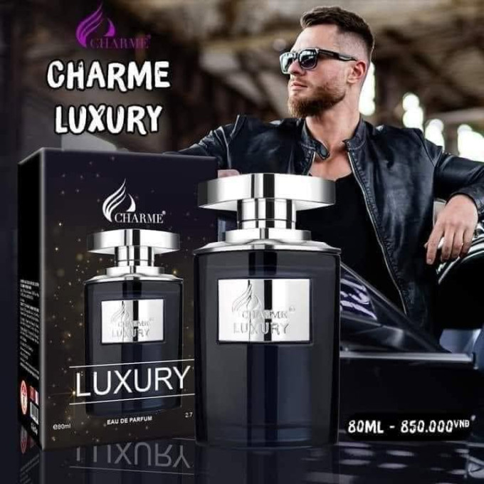 Nước Hoa Nam Charme Luxury 80ml – Hương Mát Lạnh, Nam Tính, Thơm Lâu